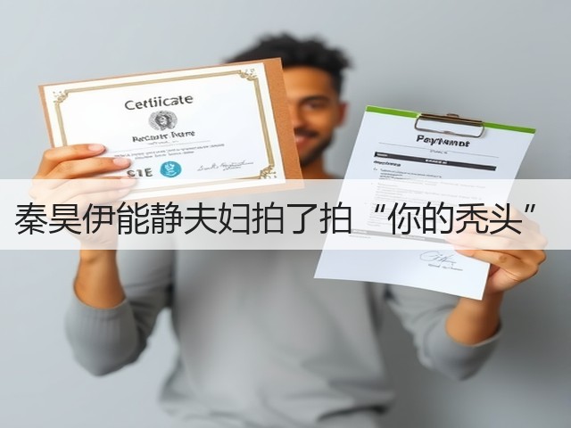 秦昊伊能静夫妇拍了拍“你的秃头”(图3) 秦昊伊能静夫妇拍了拍“你的秃头”(图3)