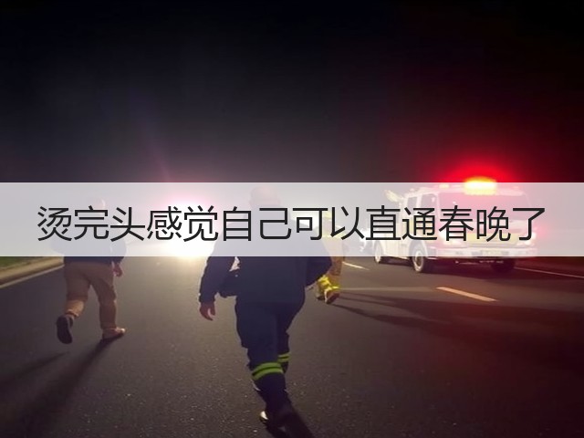 烫完头感觉自己可以直通春晚了(图3)