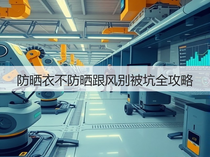 防晒衣不防晒跟风别被坑全攻略