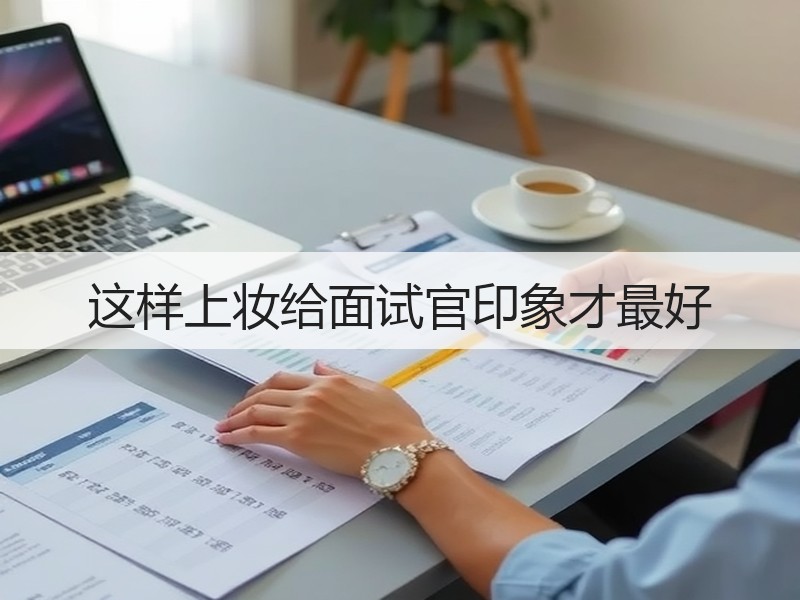 这样上妆给面试官印象才最好