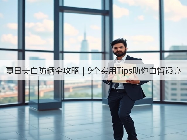 夏日美白防晒全攻略｜9个实用Tips助你白皙透亮(图3)