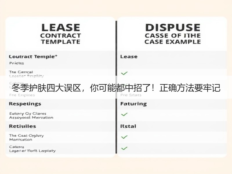 冬季护肤四大误区，你可能都中招了！正确方法要牢记