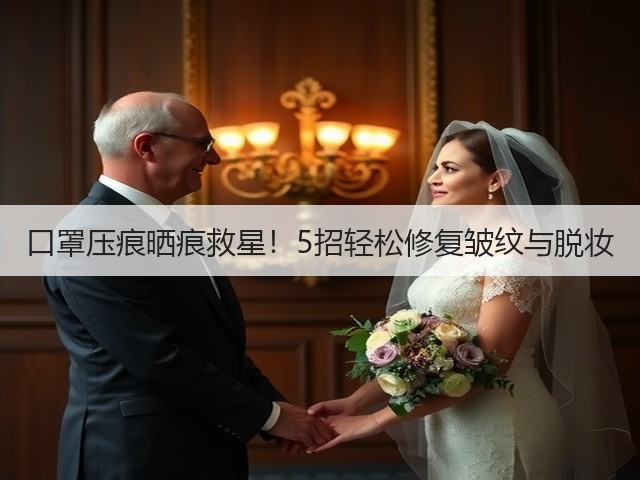 口罩压痕晒痕救星！5招轻松修复皱纹与脱妆(图2)