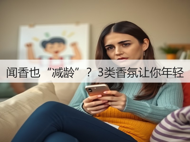 闻香也“减龄”？3类香氛让你年轻