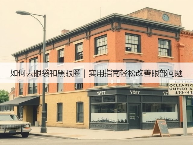 如何去眼袋和黑眼圈｜实用指南轻松改善眼部问题(图3)
