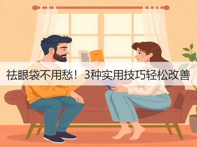 祛眼袋不用愁!3种实用技巧轻松改善(图3) 祛眼袋不用愁!3种实用技巧轻松改善(图3)