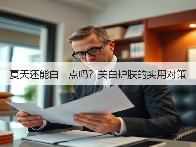 夏天还能白一点吗？美白护肤的实用对策(图1)