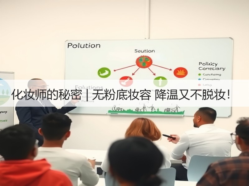 化妆师的秘密 | 无粉底妆容 降温又不脱妆！