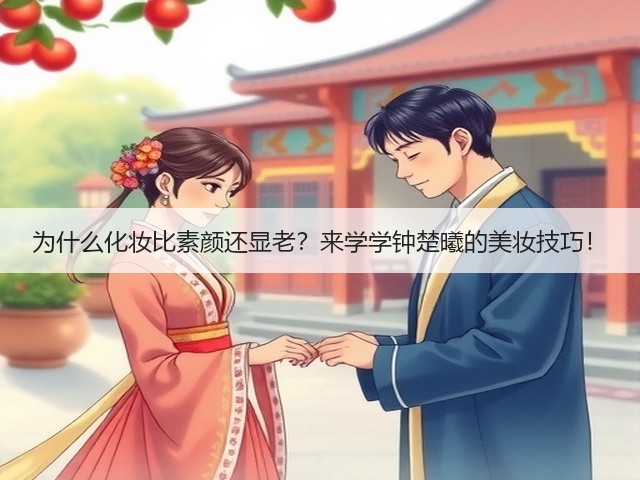 为什么化妆比素颜还显老？来学学钟楚曦的美妆技巧！(图2)