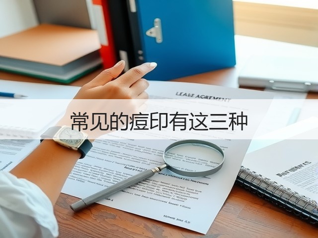 常见的痘印有这三种(图1) 常见的痘印有这三种(图1)