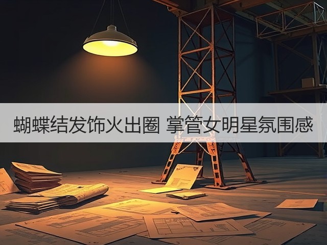 蝴蝶结发饰火出圈 掌管女明星氛围感(图3)