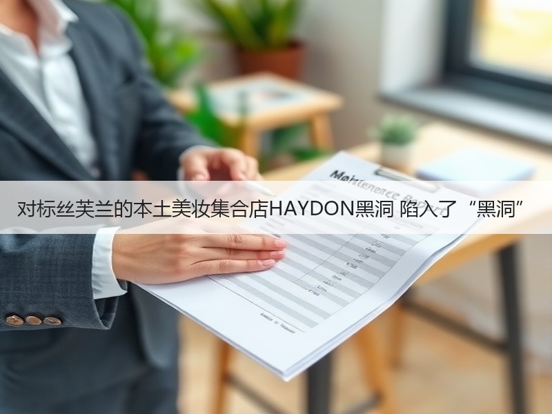 对标丝芙兰的本土美妆集合店HAYDON黑洞 陷入了“黑洞”