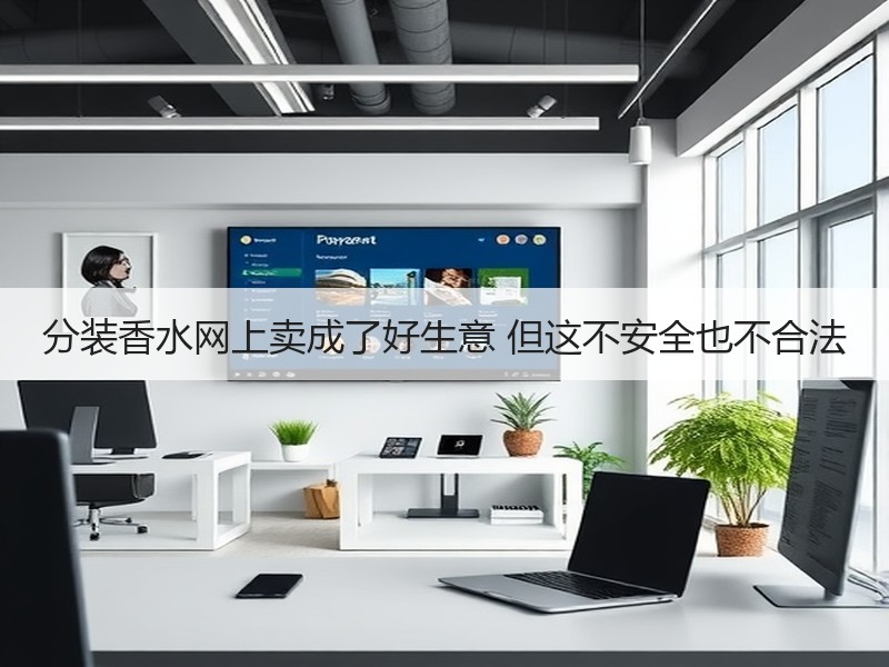 分装香水网上卖成了好生意 但这不安全也不合法