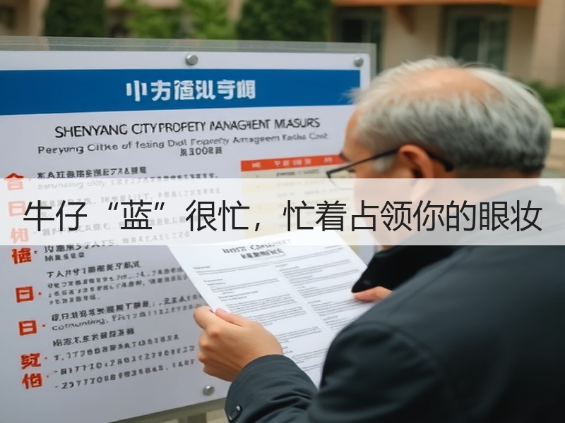 牛仔“蓝”很忙，忙着占领你的眼妆