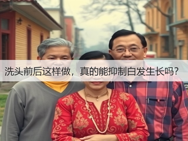 洗头前后这样做,真的能抑制白发生长吗?(图1) 洗头前后这样做,真的能抑制白发生长吗?(图1)