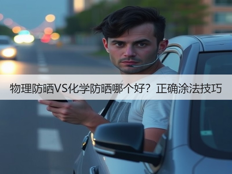 物理防晒VS化学防晒哪个好？正确涂法技巧