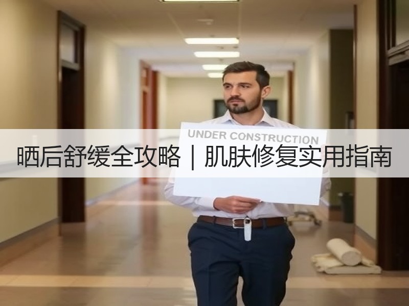 晒后舒缓全攻略｜肌肤修复实用指南