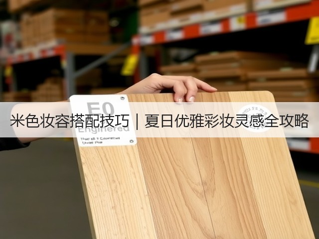 米色妆容搭配技巧｜夏日优雅彩妆灵感全攻略(图3)