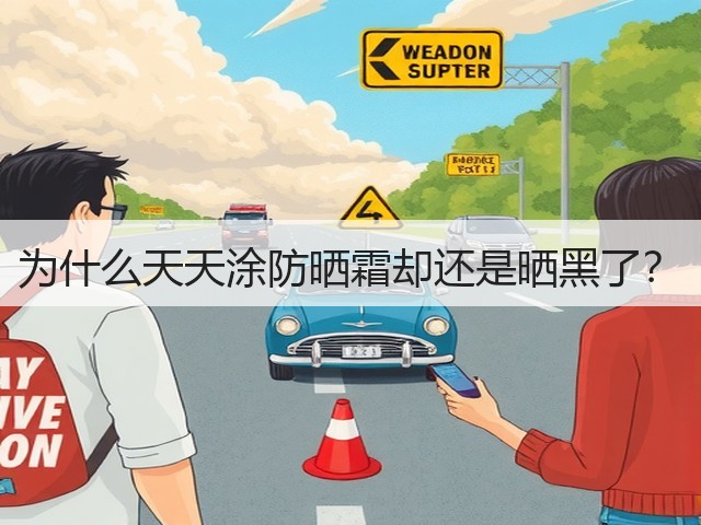 为什么天天涂防晒霜却还是晒黑了?(图2) 为什么天天涂防晒霜却还是晒黑了?(图2)
