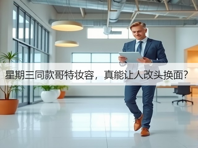 星期三同款哥特妆容，真能让人改头换面？(图2)
