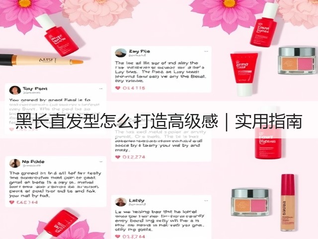黑长直发型怎么打造高级感|实用指南(图1) 黑长直发型怎么打造高级感|实用指南(图1)