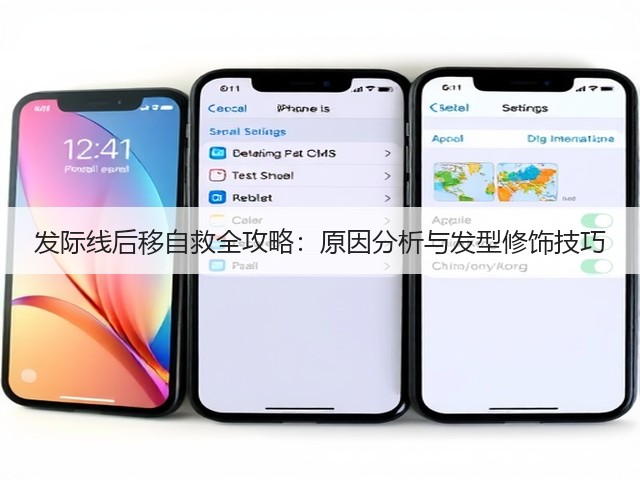 发际线后移自救全攻略:原因分析与发型修饰技巧(图3) 发际线后移自救全攻略:原因分析与发型修饰技巧(图3)