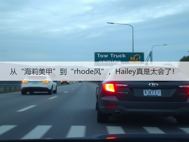 从“海莉美甲”到“rhode风”，Hailey真是太会了！(图2)