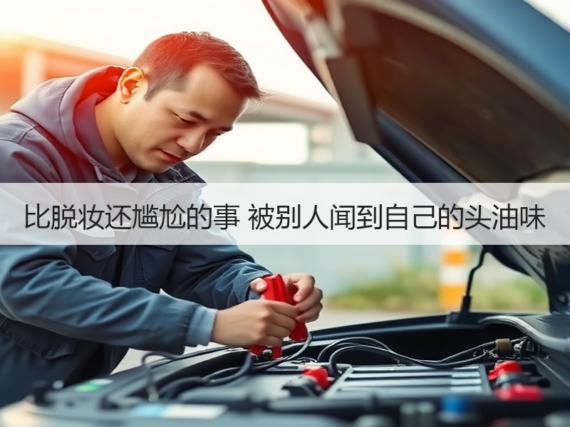 比脱妆还尴尬的事 被别人闻到自己的头油味