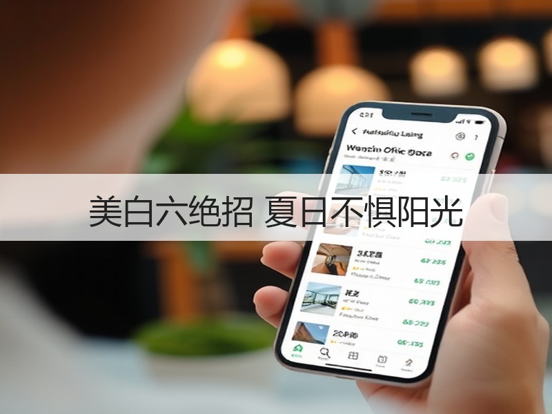 美白六绝招 夏日不惧阳光