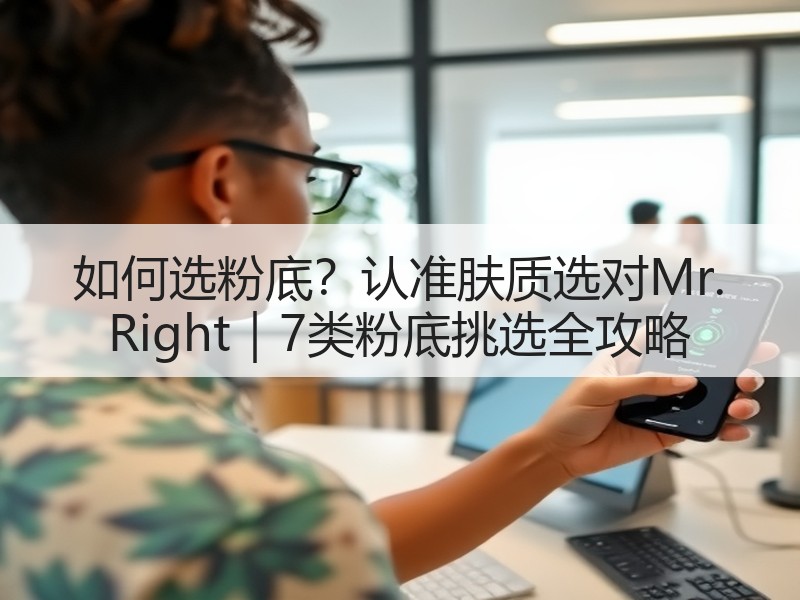 如何选粉底？认准肤质选对Mr. Right｜7类粉底挑选全攻略