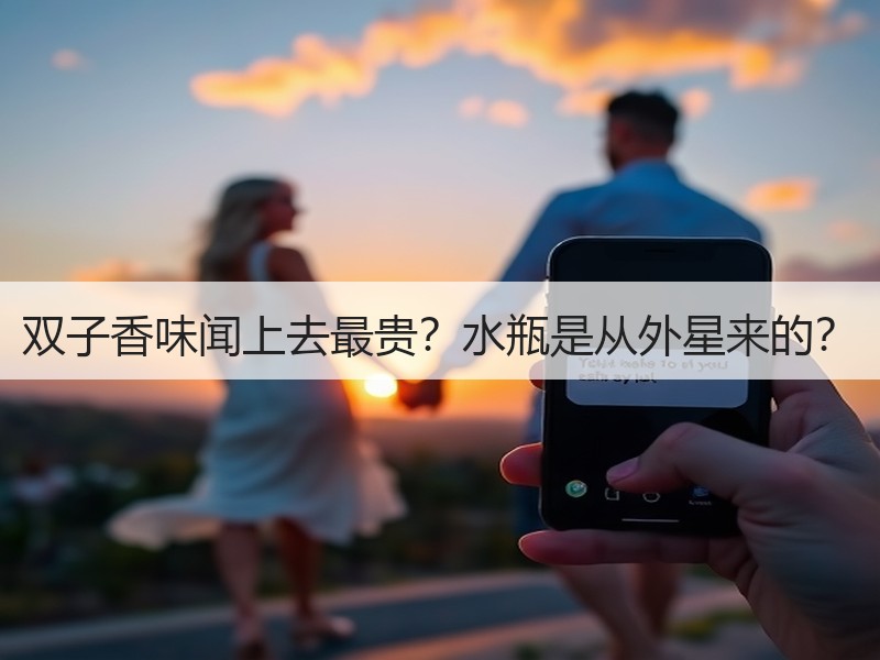 双子香味闻上去最贵？水瓶是从外星来的？