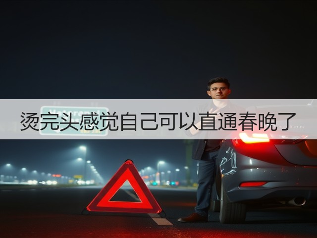 烫完头感觉自己可以直通春晚了(图2)