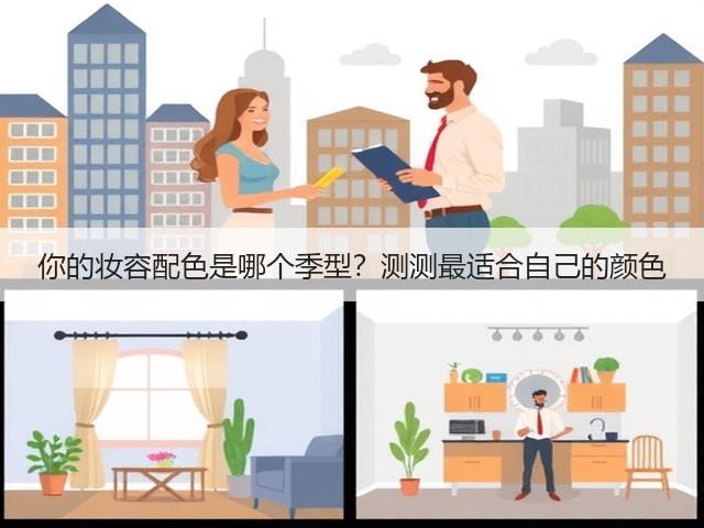 你的妆容配色是哪个季型?测测最适合自己的颜色(图2) 你的妆容配色是哪个季型?测测最适合自己的颜色(图2)