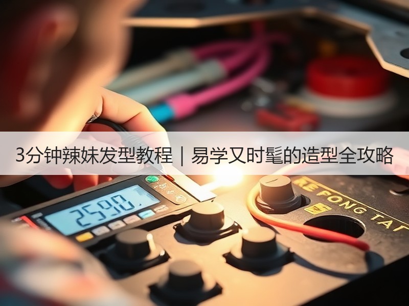 3分钟辣妹发型教程｜易学又时髦的造型全攻略