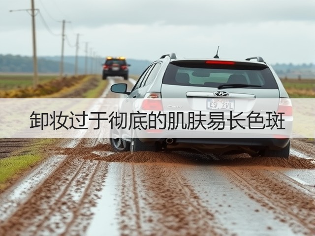 卸妆过于彻底的肌肤易长色斑(图1)