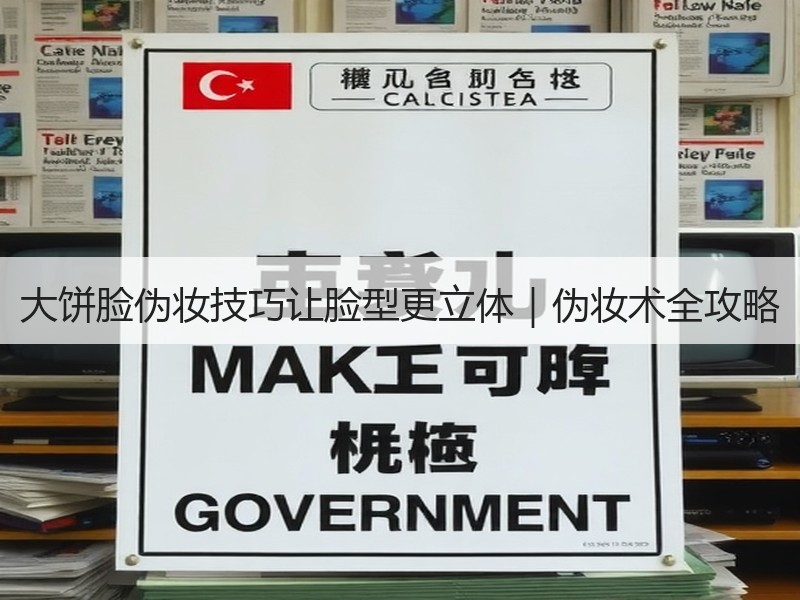 大饼脸伪妆技巧让脸型更立体｜伪妆术全攻略
