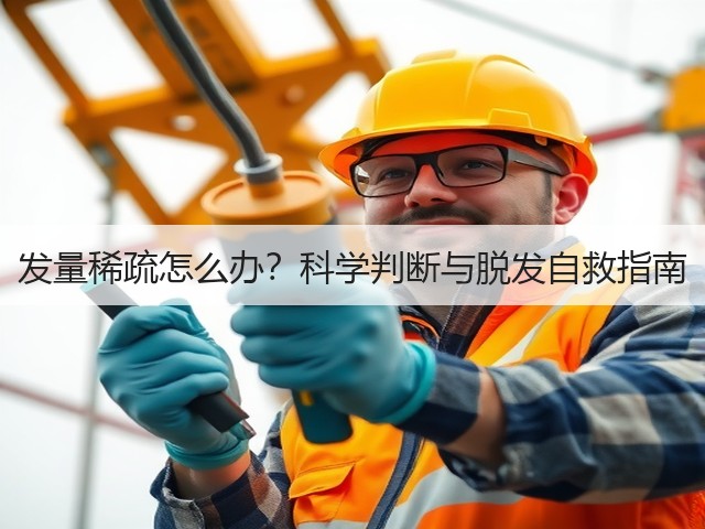 发量稀疏怎么办?科学判断与脱发自救指南(图2) 发量稀疏怎么办?科学判断与脱发自救指南(图2)