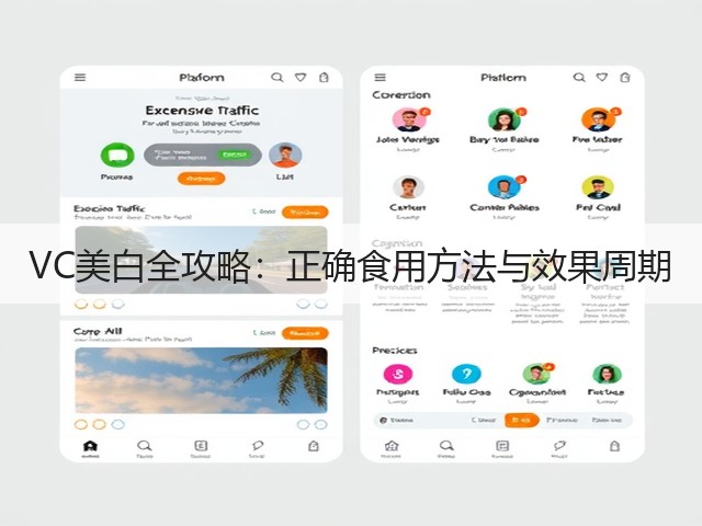 VC美白全攻略:正确食用方法与效果周期(图2) VC美白全攻略:正确食用方法与效果周期(图2)