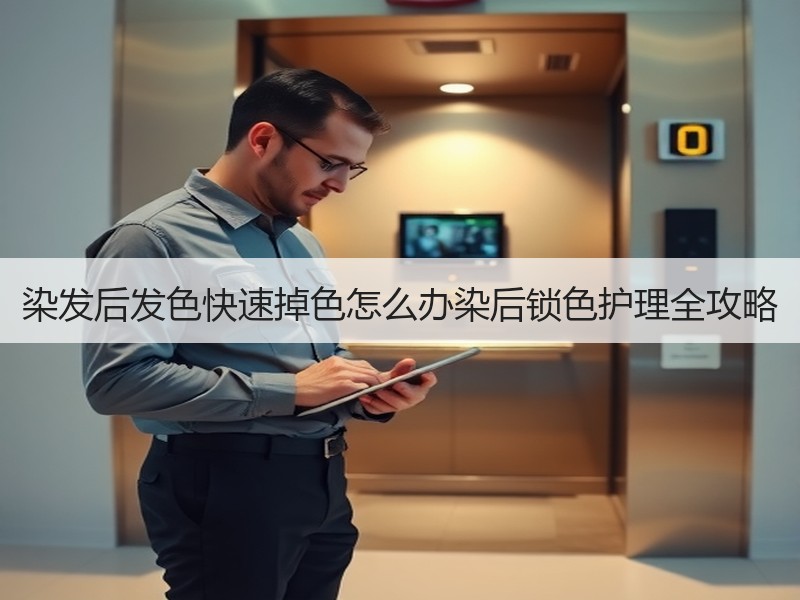 染发后发色快速掉色怎么办染后锁色护理全攻略