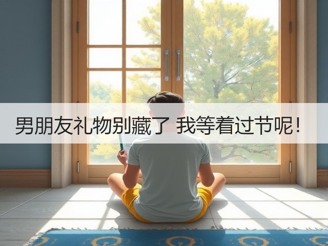 男朋友礼物别藏了 我等着过节呢！(图3)