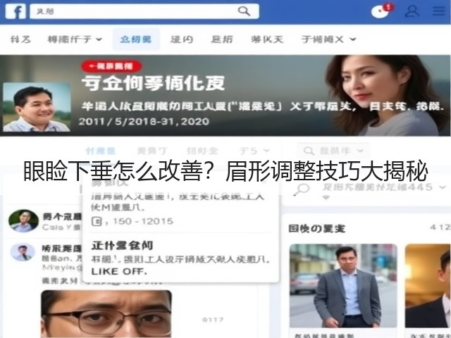 眼睑下垂怎么改善?眉形调整技巧大揭秘(图3) 眼睑下垂怎么改善?眉形调整技巧大揭秘(图3)