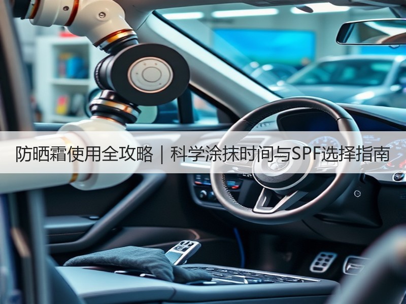防晒霜使用全攻略｜科学涂抹时间与SPF选择指南