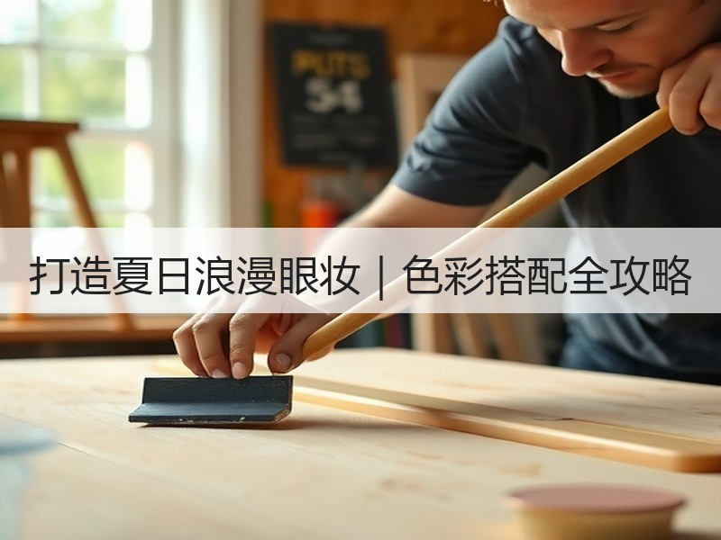 打造夏日浪漫眼妆｜色彩搭配全攻略