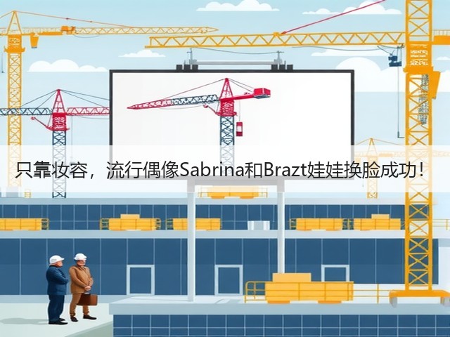 只靠妆容,流行偶像Sabrina和Brazt娃娃换脸成功!(图1) 只靠妆容,流行偶像Sabrina和Brazt娃娃换脸成功!(图1)