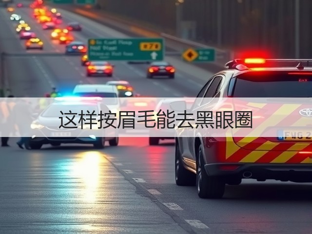 这样按眉毛能去黑眼圈(图1) 这样按眉毛能去黑眼圈(图1)