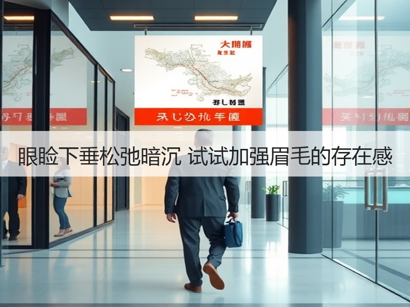 眼睑下垂松弛暗沉 试试加强眉毛的存在感