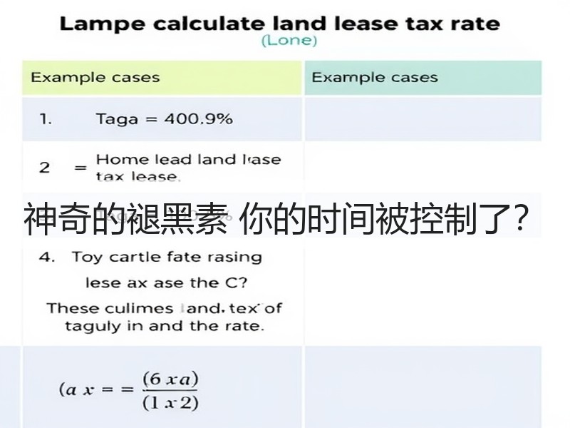 神奇的褪黑素 你的时间被控制了？