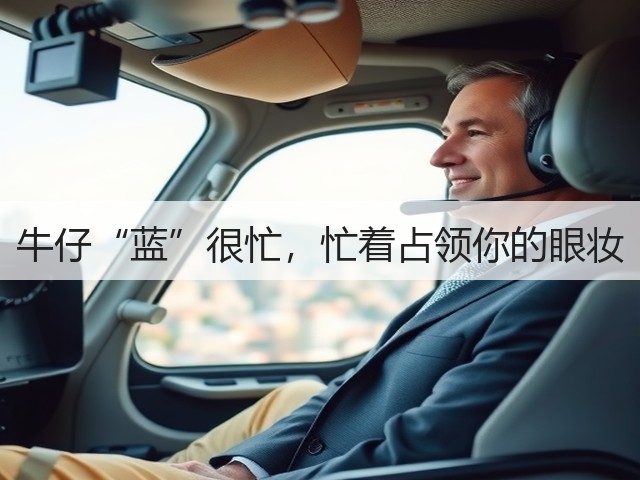 牛仔“蓝”很忙，忙着占领你的眼妆(图1)