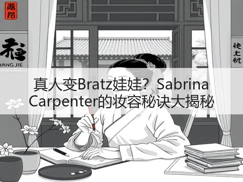 真人变Bratz娃娃？Sabrina Carpenter的妆容秘诀大揭秘