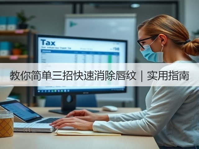 教你简单三招快速消除唇纹｜实用指南(图1)